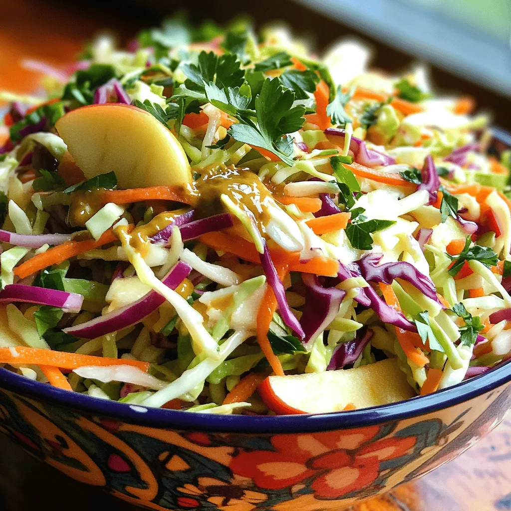Vinegar Slaw Tangy and Crisp Salad Recipe