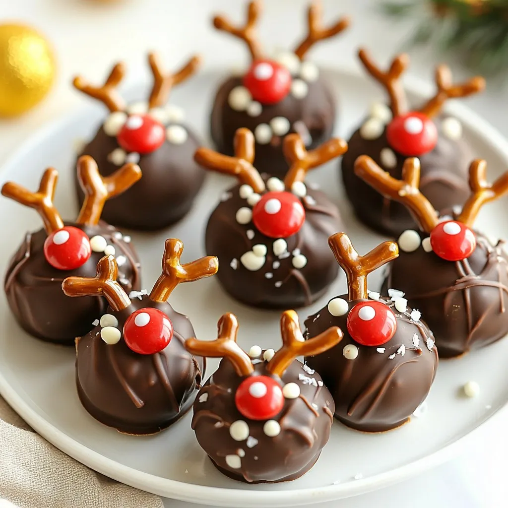 No-Bake Christmas Reindeer Treats Festive and Fun