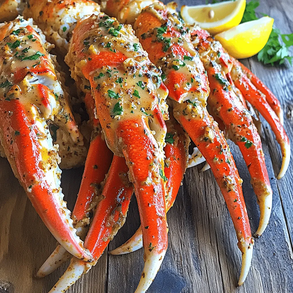 Homemade Baked Crab Legs Easy and Flavorful Recipe