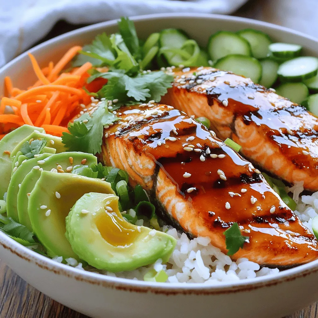 Honey Sriracha Salmon Bowls Flavorful and Simple Meal