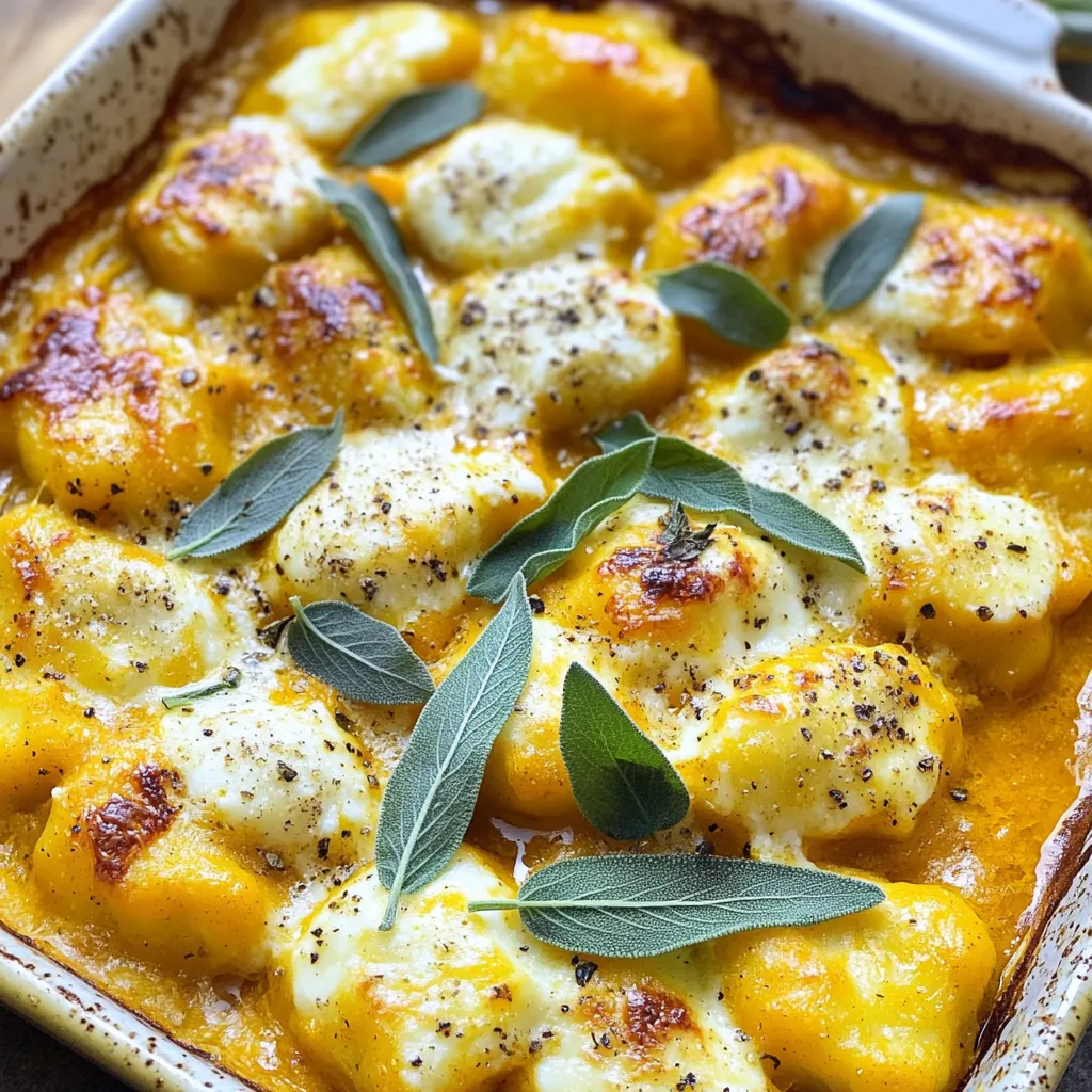 Pumpkin Sage Gnocchi Bake Delightful Comfort Dish