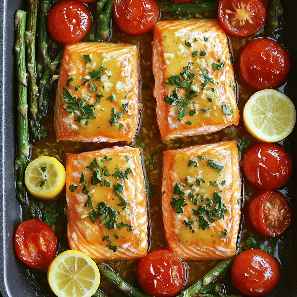 One-Pan Lemon Garlic Salmon Quick and Tasty Meal