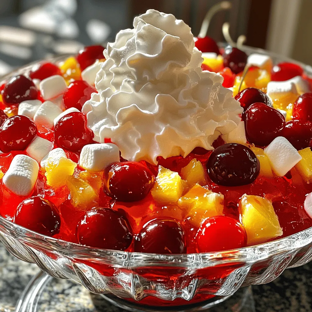 Cherry Cola Jello Salad Tasty and Fun Dessert Recipe