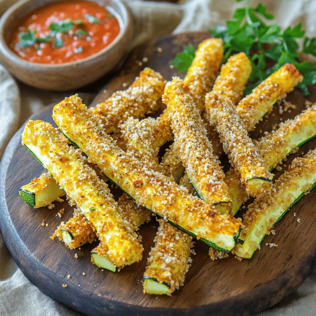 Air Fryer Zucchini Fries Low Cal Crispy Snack Delight