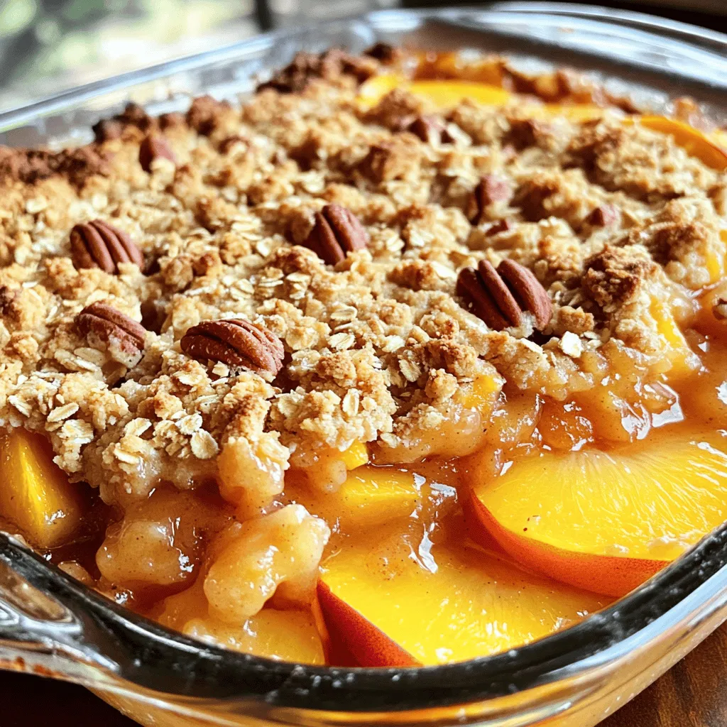 Peach Crisp Irresistible Dessert for Everyone