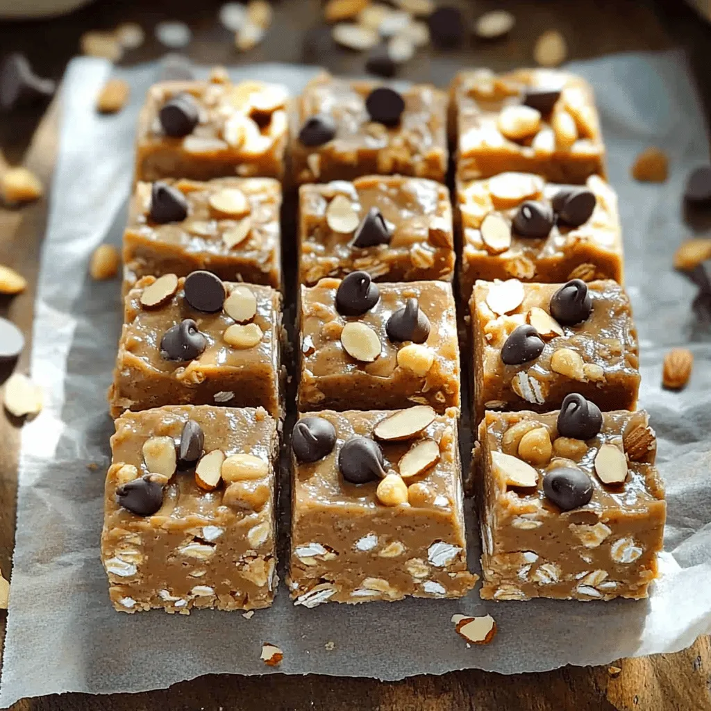No-Bake Peanut Butter Protein Bars Powerful Energy Snack