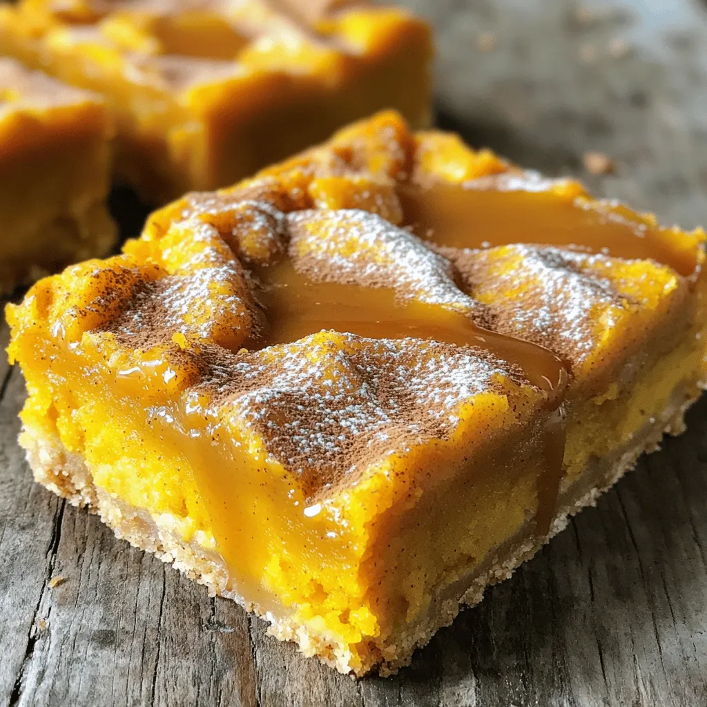 Gooey Pumpkin Bars Rich and Flavorful Fall Treat