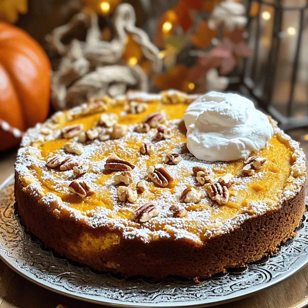 Vintage Pumpkin Crunch Cake Deliciously Simple Recipe