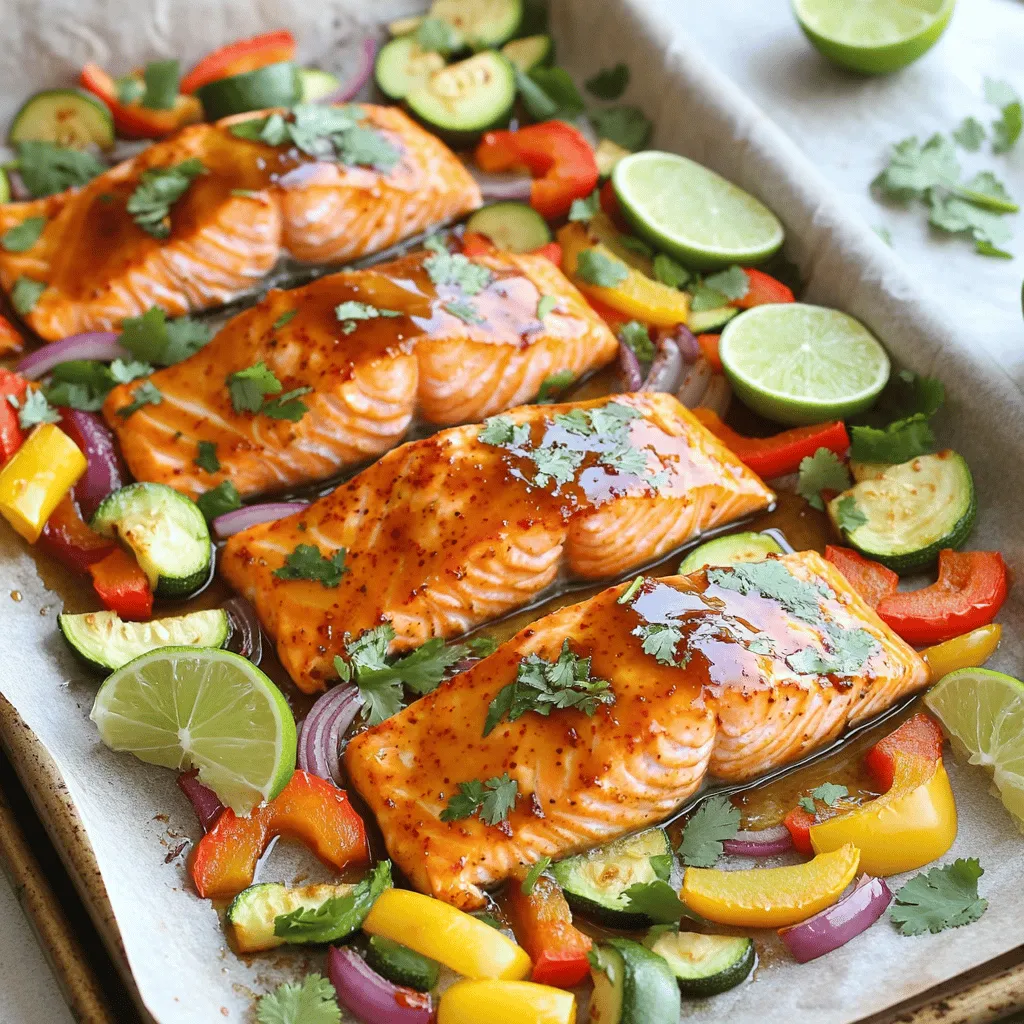 Honey Chili Salmon Sheet Pan Delightful Dinner Recipe