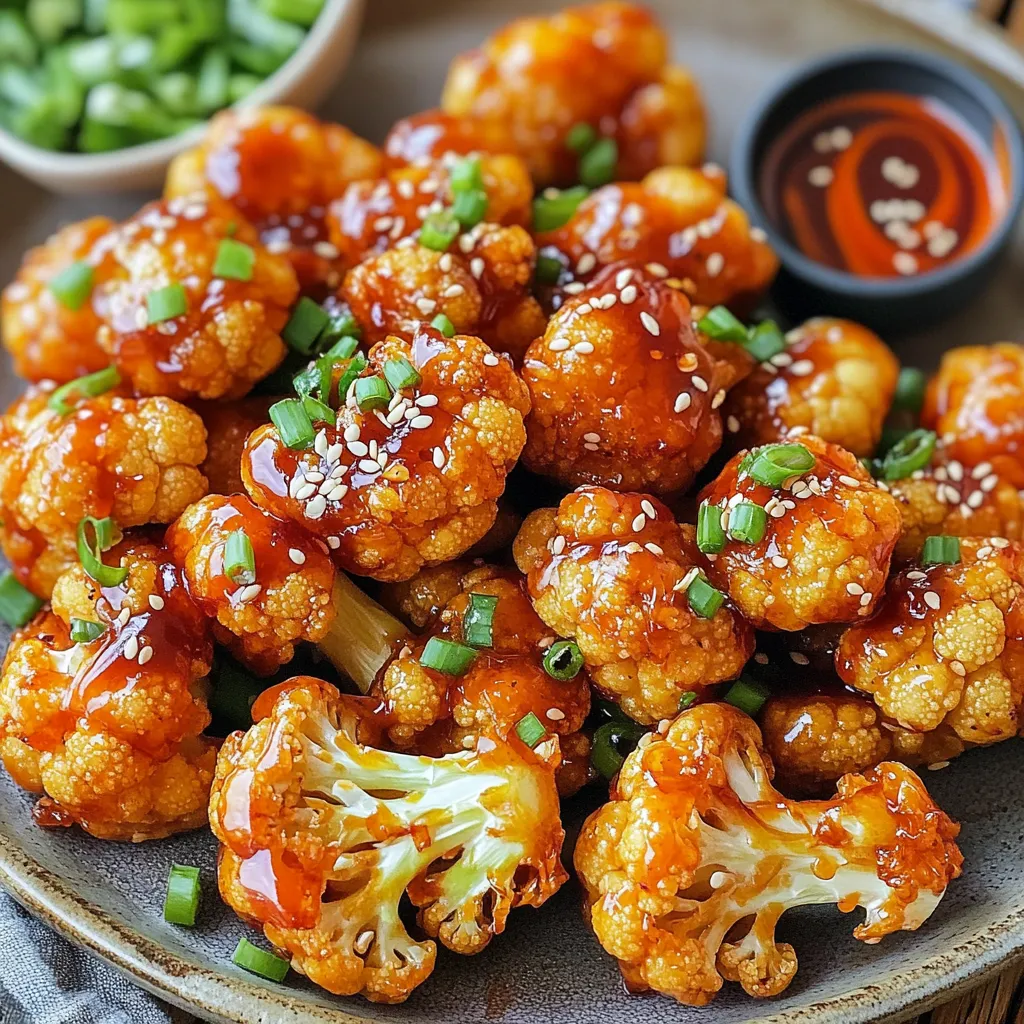Air Fryer Honey Sriracha Cauliflower Flavor Boost