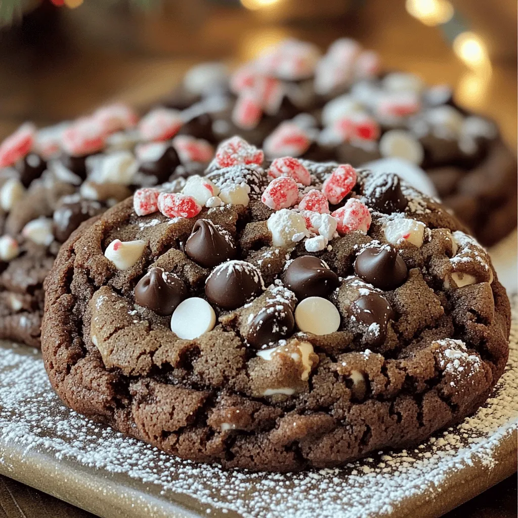 Double Chocolate Peppermint Cookies Rich Festive Treat