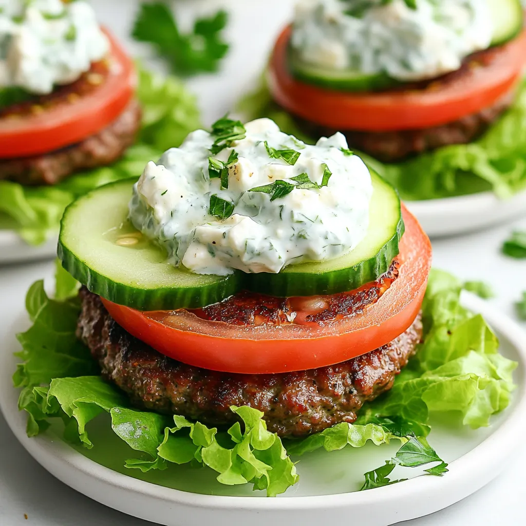 Keto Feta Burgers Flavorful and Easy to Make Dish