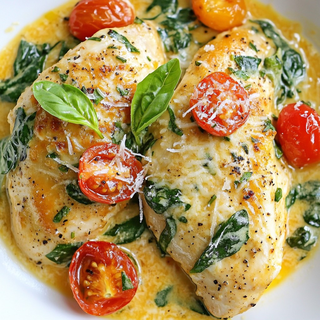 Creamy Garlic Tuscan Chicken Flavorful Dinner Idea