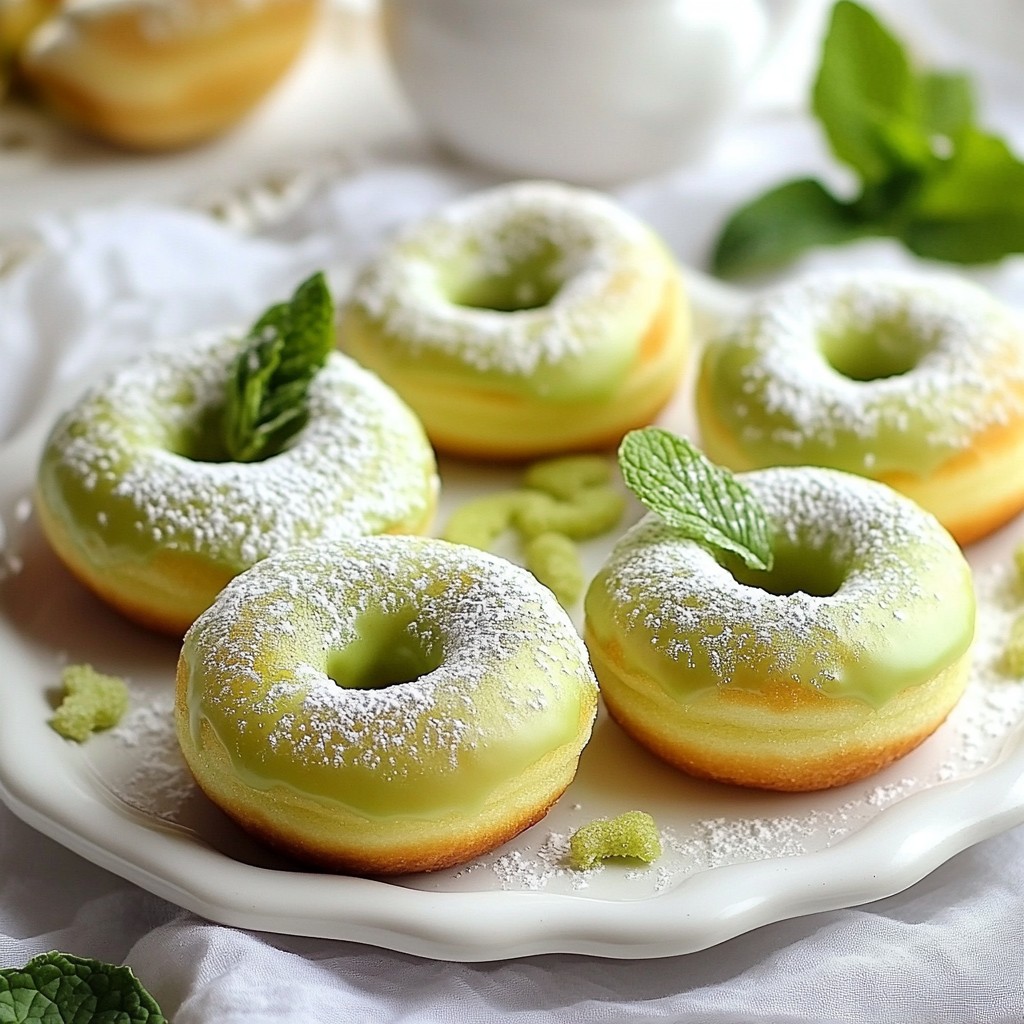 Lucky Green Donuts Delightfully Chewy Treats to Make