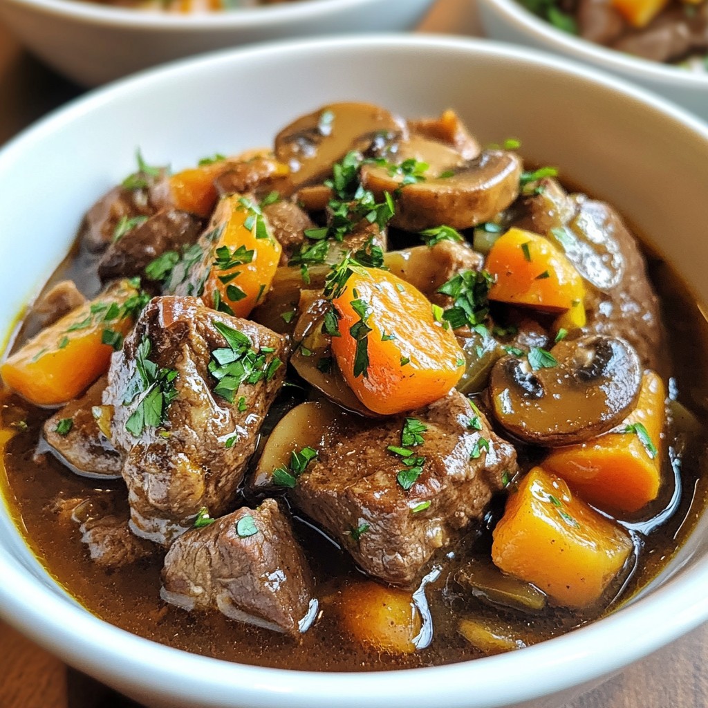 Classic Beef Bourguignon Rich and Hearty Dish