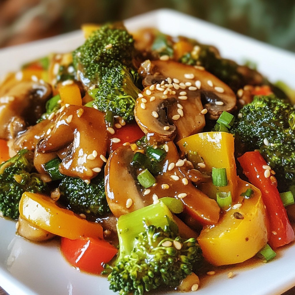 Broccoli Mushroom Stir Fry Simple Flavorful Meal