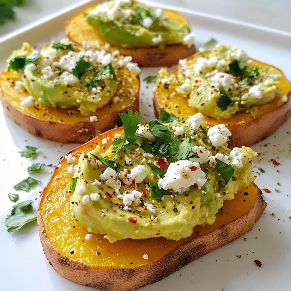 Crispy Breakfast Sweet Potato Avocado Toast Delight