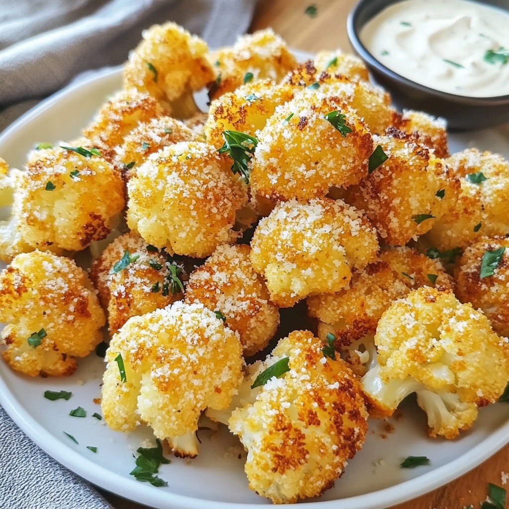 Crispy Roasted Cauliflower Bites Simple and Tasty Dish