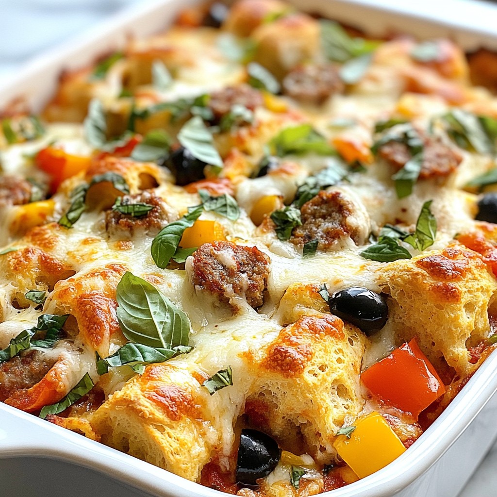 Chopped Biscuit Pizza Casserole Tasty Quick Meal