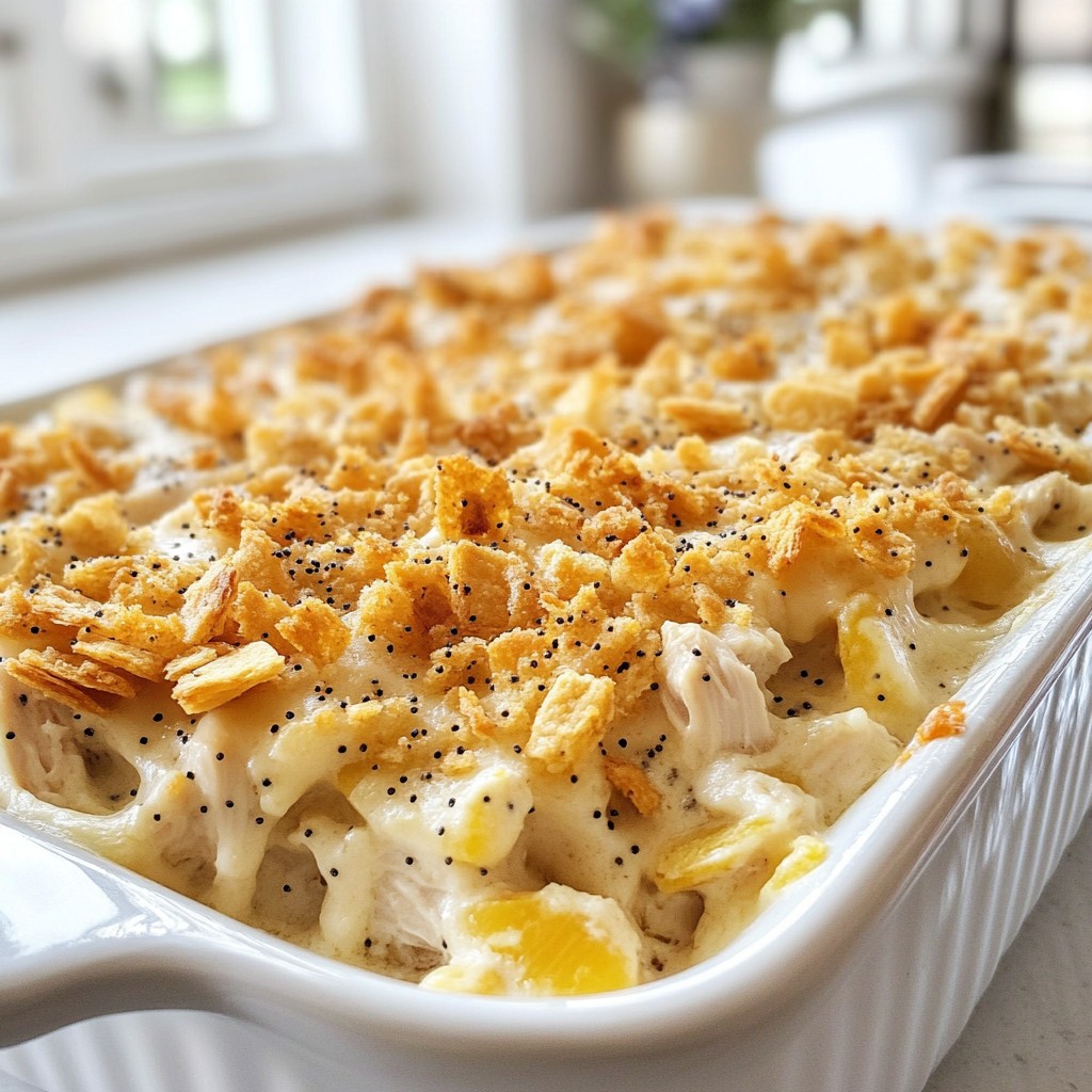 Poppy Seed Chicken Casserole Easy and Delicious Meal