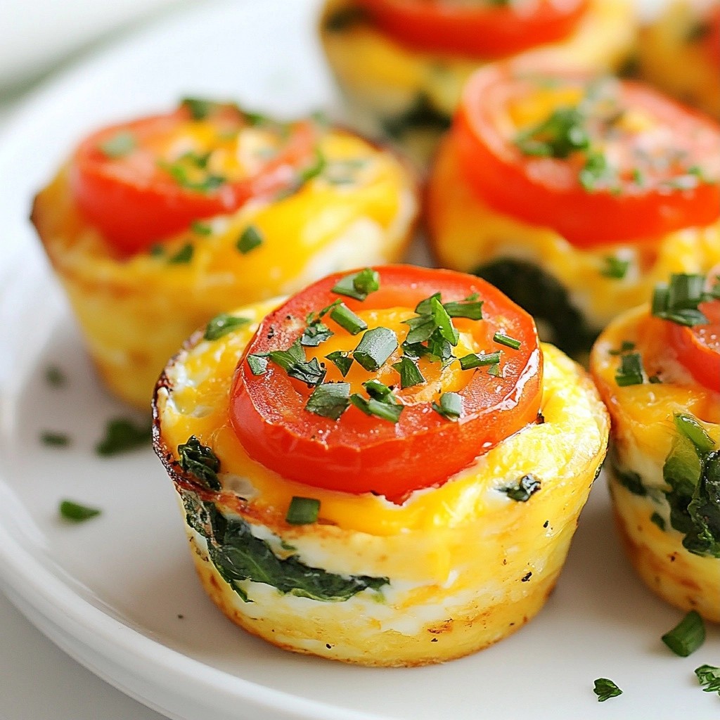 Baked Breakfast Vegetable Egg Cups Easy and Light Meal