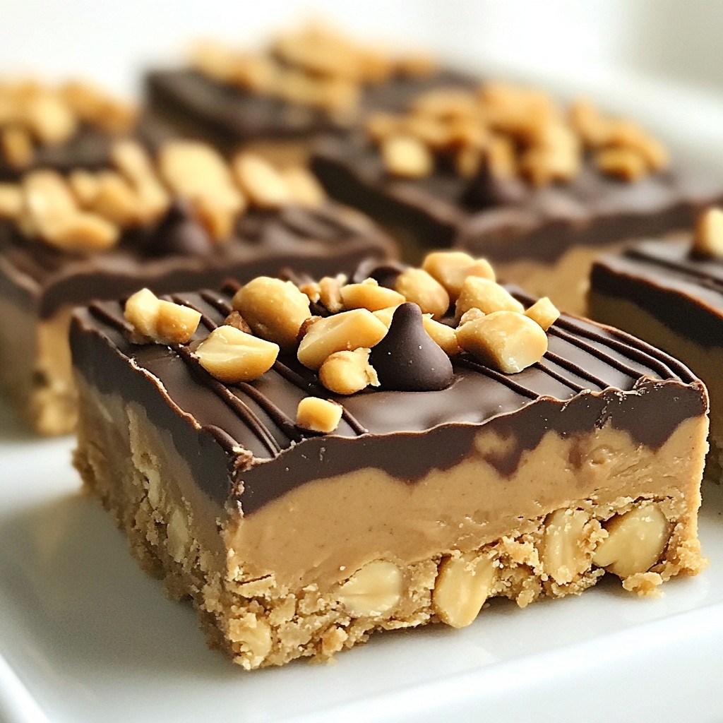 No-Bake Peanut Butter Bars Quick and Simple Recipe