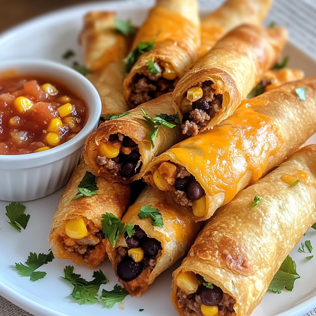 Cheesy Taco Sticks Crispy and Flavorful Treat