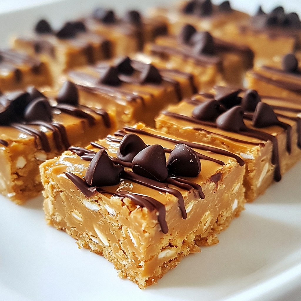 No-Bake Peanut Butter Bars Easy and Tasty Recipe