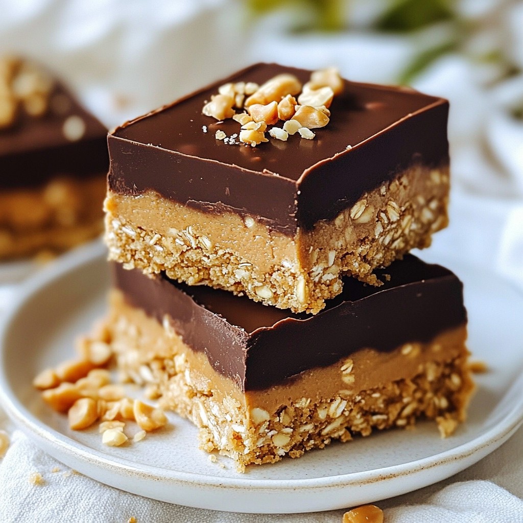No-Bake Peanut Butter Bars Easy and Delicious Treat