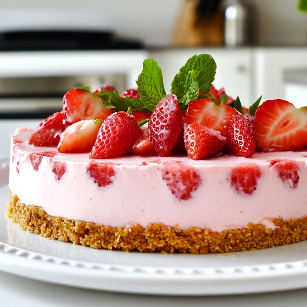 Strawberry Cheesecake Delight Easy and Tasty Recipe