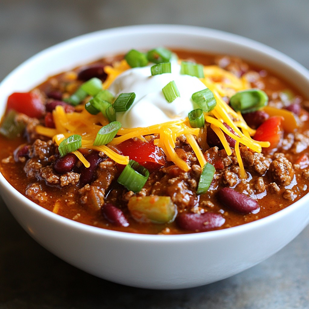 Wendy's Copycat Chili Hearty and Flavorful Recipe