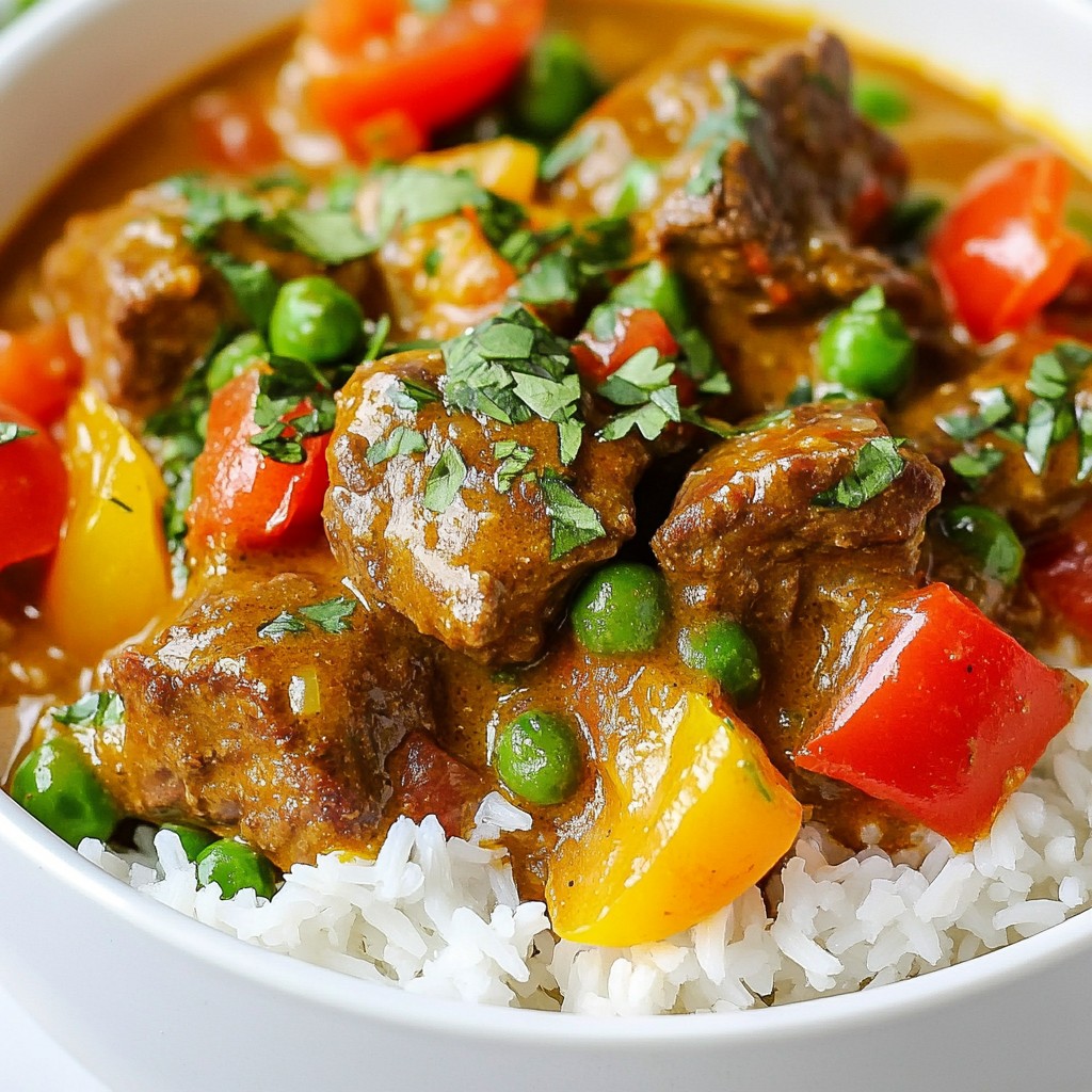 Slow Cooker Indian Beef Curry Simple and Flavorful Meal