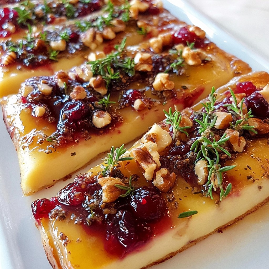Cranberry Brie Flatbread Flavorful and Simple Recipe