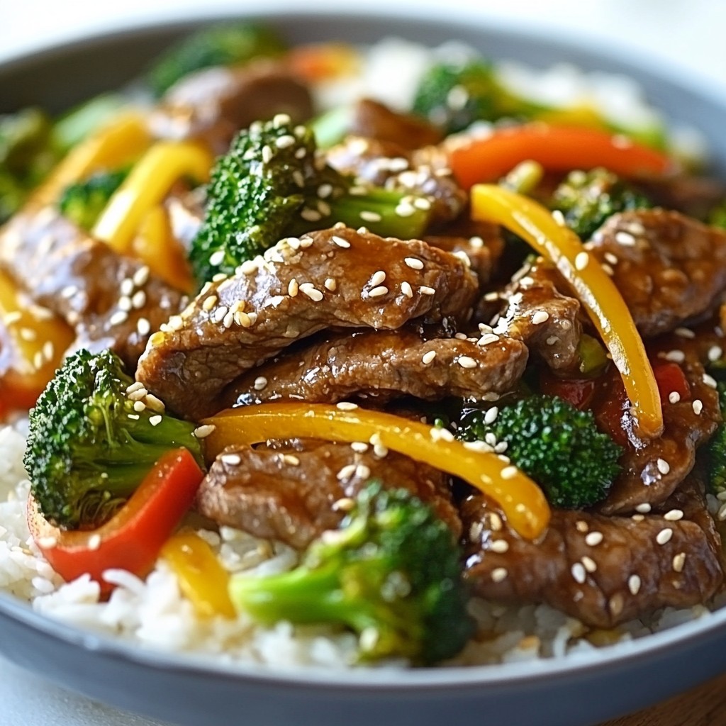 Chinese Beef and Broccoli Tasty Stir-Fry Recipe