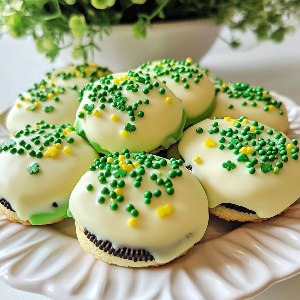 Soft Oreo Shamrock Cookies Delightful and Easy Recipe