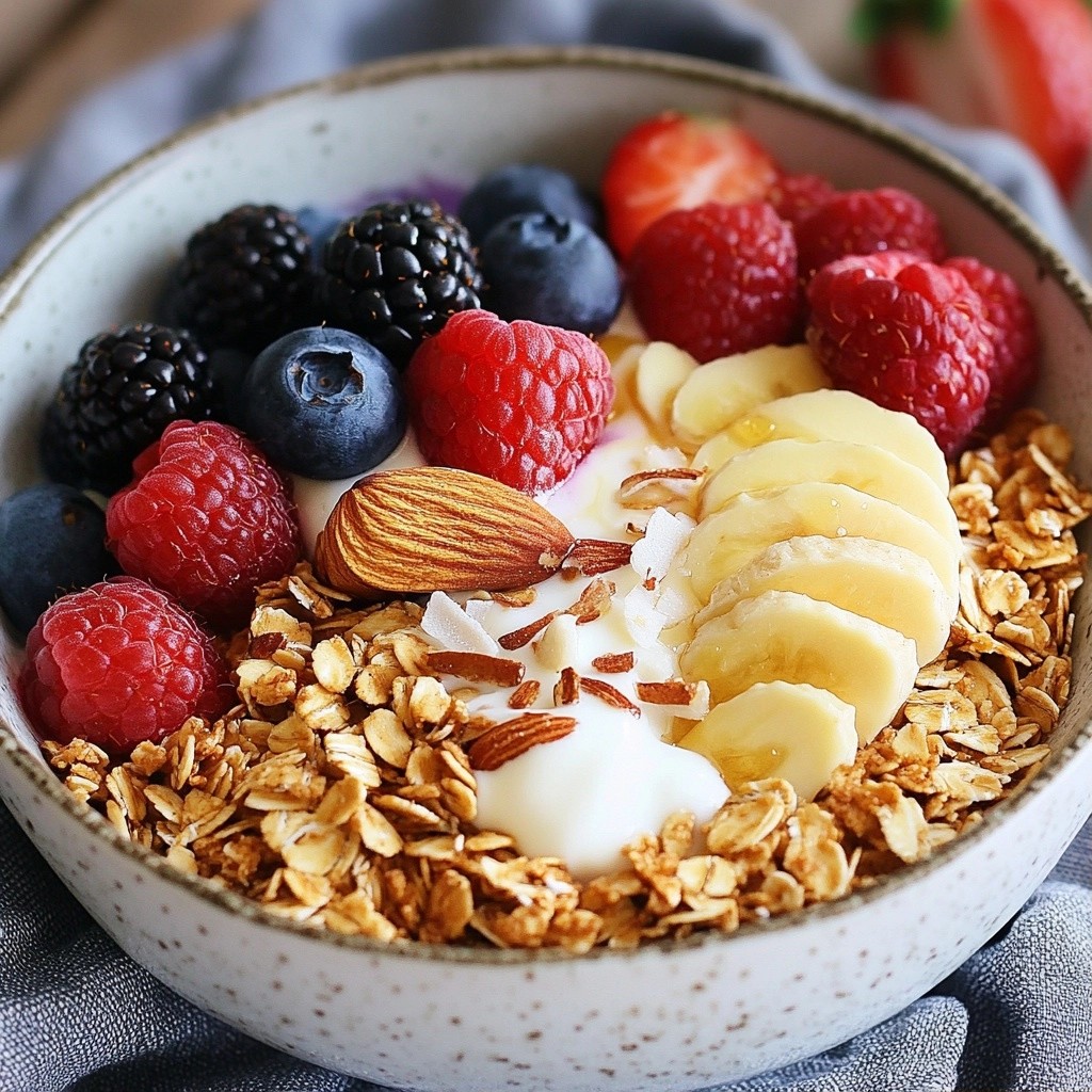 Overnight Breakfast Vanilla Almond Granola Recipe