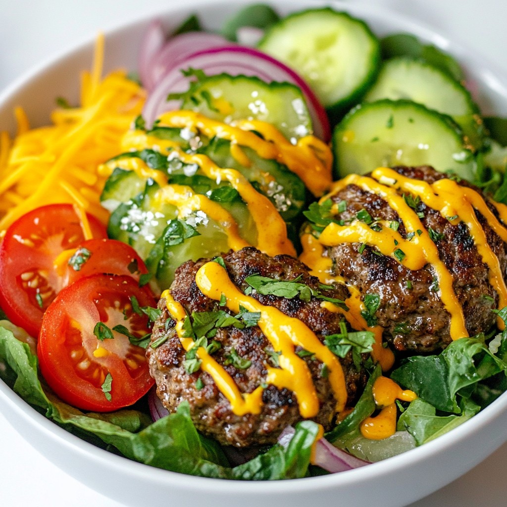 Burger Bowls Flavorful and Easy Custom Meal Idea