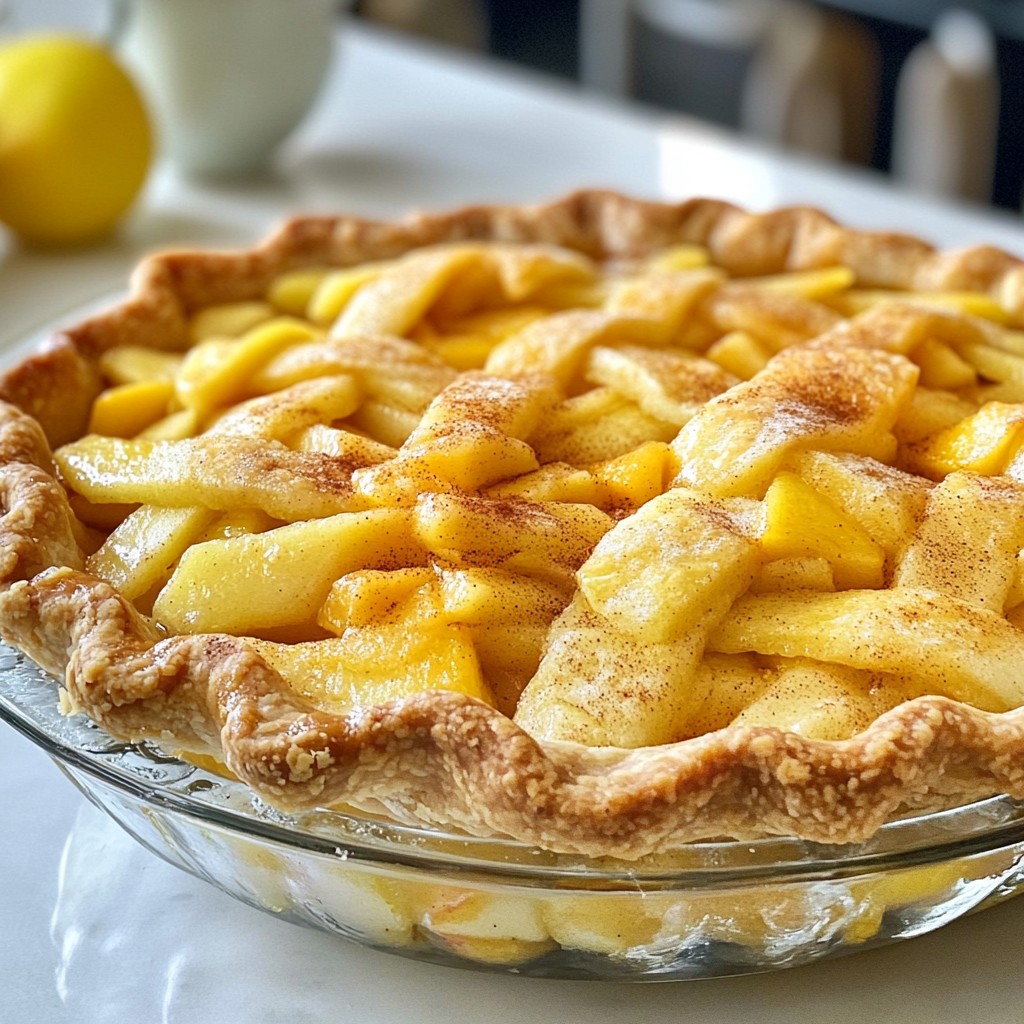 Savory Apple Cheddar Pie Simple and Flavorful Recipe
