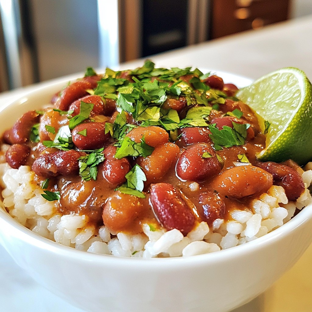 Red Beans and Rice Flavorful Comfort Food Dish