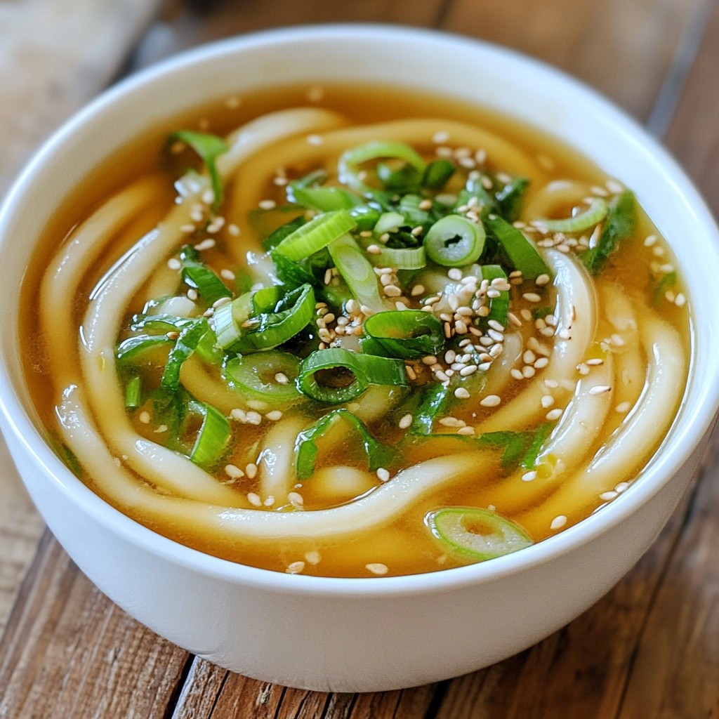 Homemade Gluten Free Udon Noodles Simple and Tasty