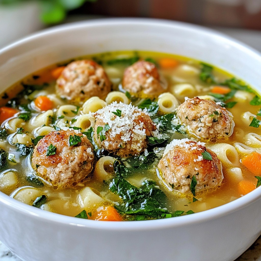 Easy Italian Wedding Soup Hearty Comfort in a Bowl