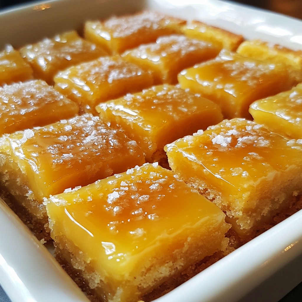 Salted Caramel Butter Bars Irresistibly Delicious Treat