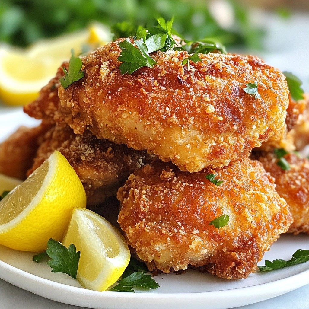 Crispy Chicken Fried Chicken Delicious and Simple Recipe