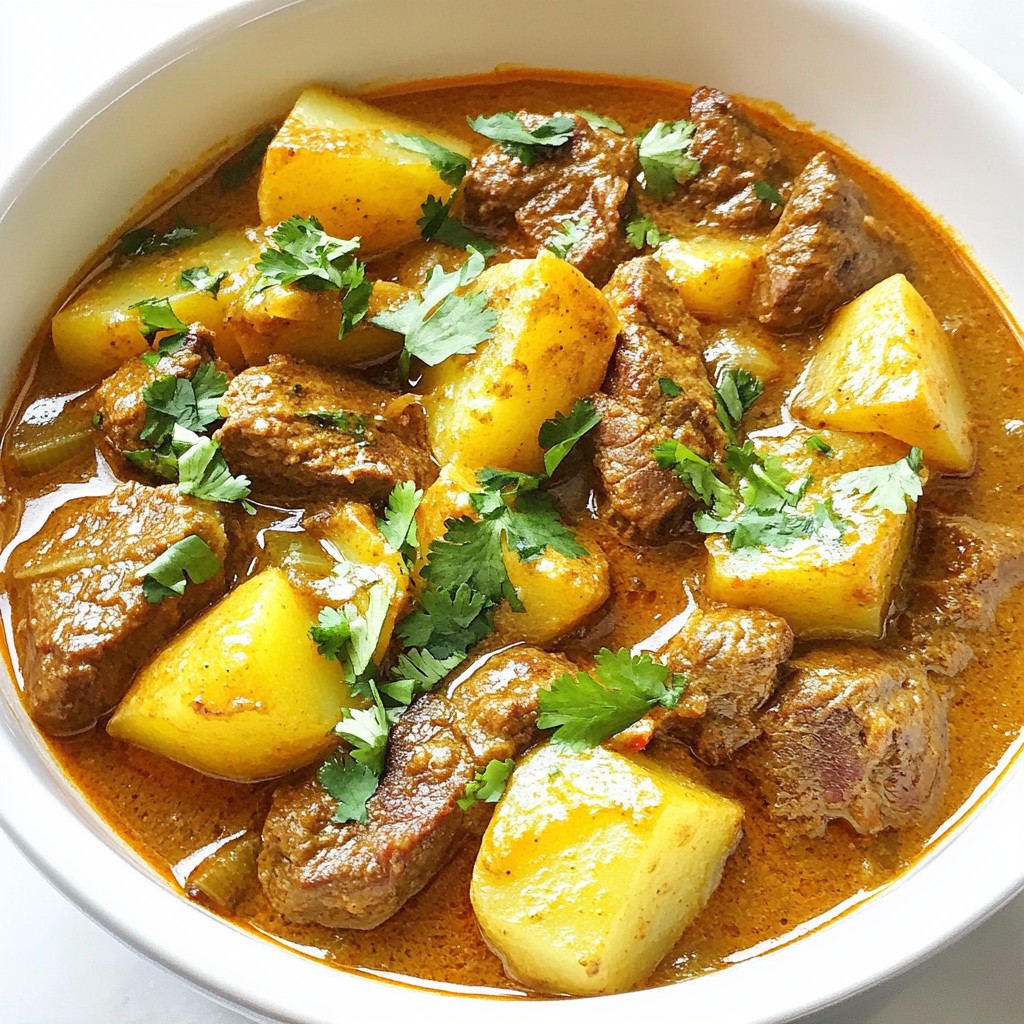 Spicy Beef & Potato Curry Tasty and Simple Recipe