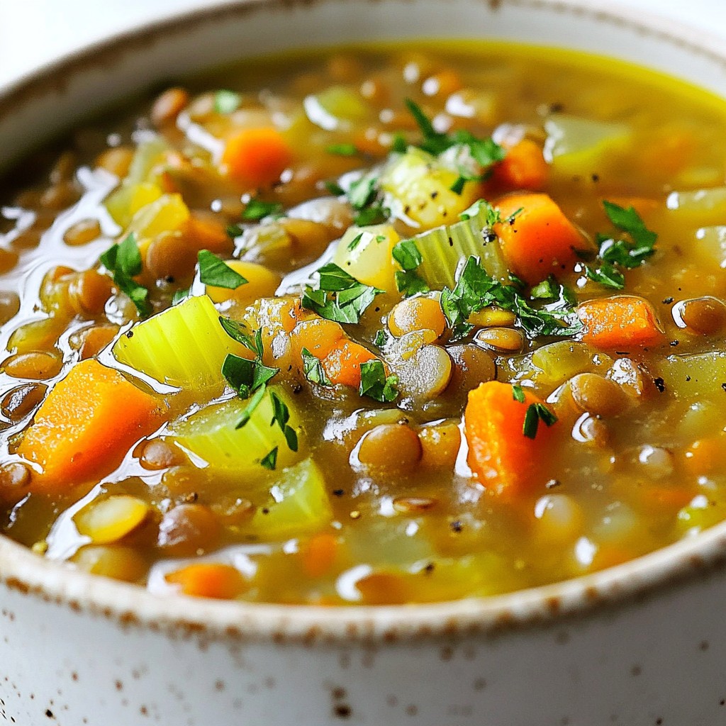 Classic Lentil Soup Hearty and Nourishing Recipe