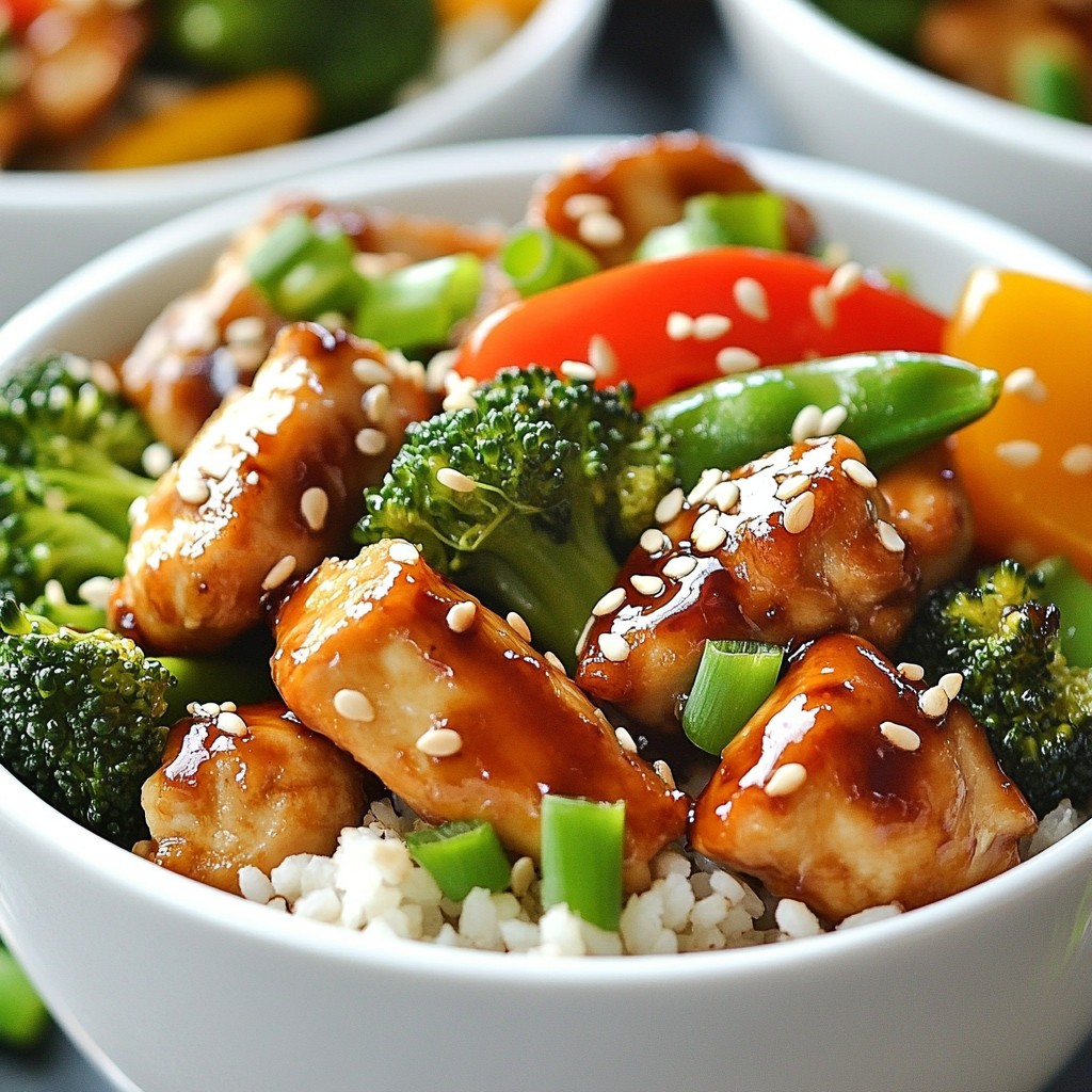 Minute Teriyaki Chicken Bowls Quick and Flavorful Meal