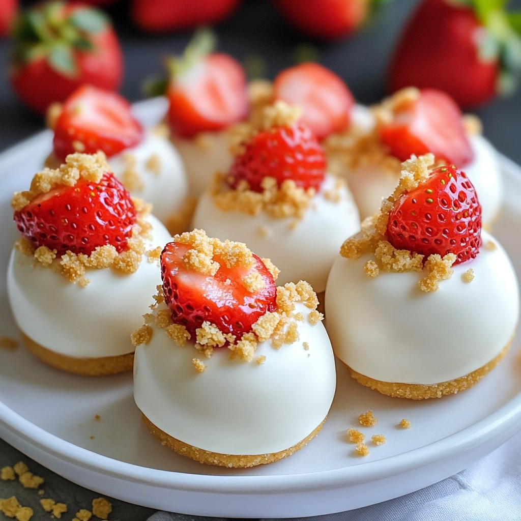 Strawberry Shortcake Truffles Delightful Easy Treat