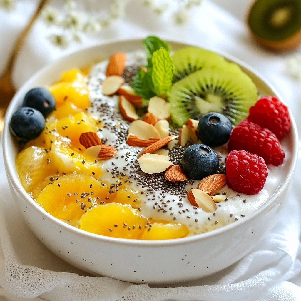 Overnight Breakfast Apricot Almond Chia Pudding Delight