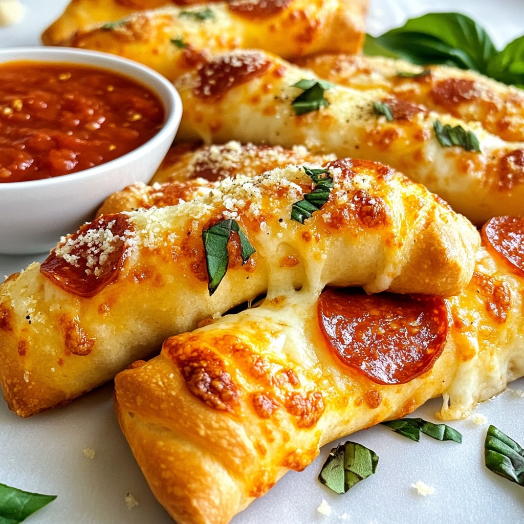 Pepperoni Pizza Roll Breadsticks Tasty and Easy Snack