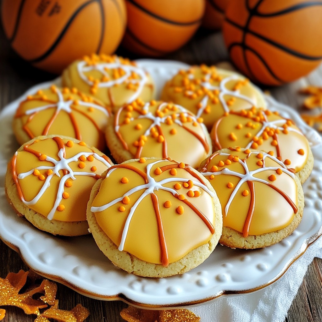 Game Day Basketball Cookies Delicious and Fun Treats